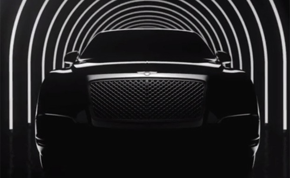 Bentley lança mais um teaser de seu inédito SUV (Foto: Reprodução) — Foto: Auto Esporte