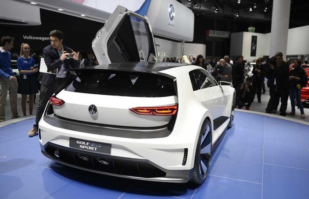 Volkswagen Conceito Golf GTE no Salão de Frankfurt (Foto: Newspress) — Foto: Auto Esporte