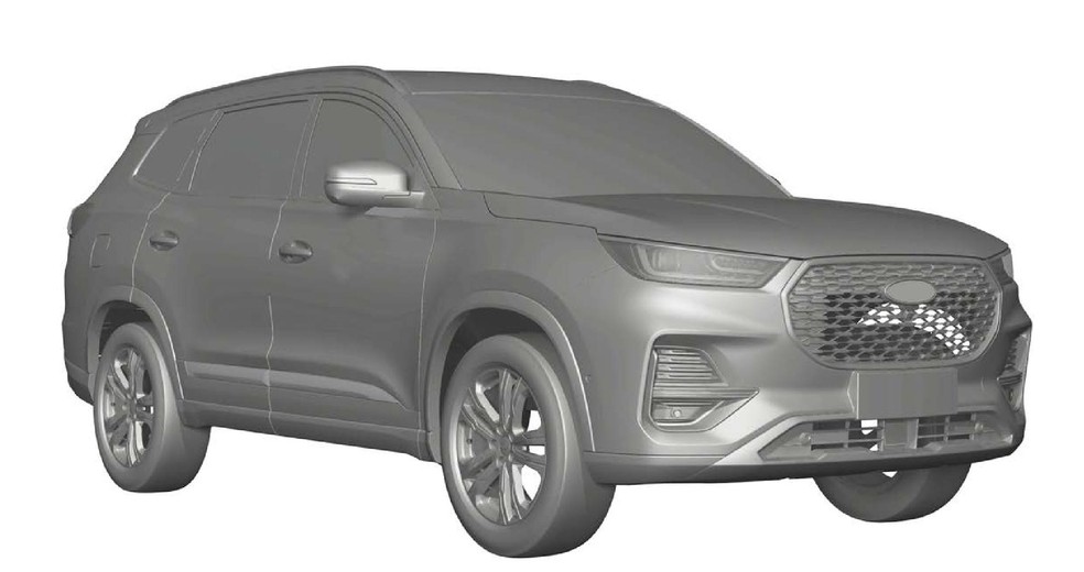 O registro do Caoa Chery Tiggo 8 Plus no Inpi é um dos primeiros passos antes do lançamento de um carro no Brasil — Foto: Divulgação