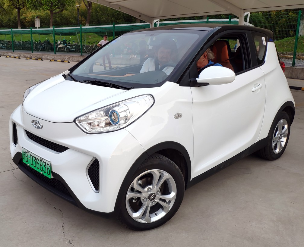 Chery EQ1 é opção de veículo elétrico urbano — Foto: André Paixão/G1