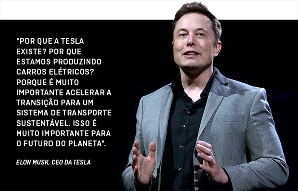 Elon Musk CEO da Tesla (Foto: Auto News Brasil) — Foto: Auto Esporte
