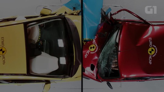 Vídeo de testes de colisão mostra como carros evoluíram em 20 anos
