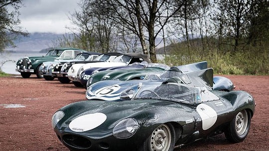 Jaguar leva nove clássicos dos anos 1950 para corrida de longa distância