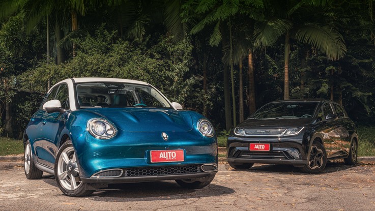GWM Ora 03 Skin e BYD Dolphin - Comparativo