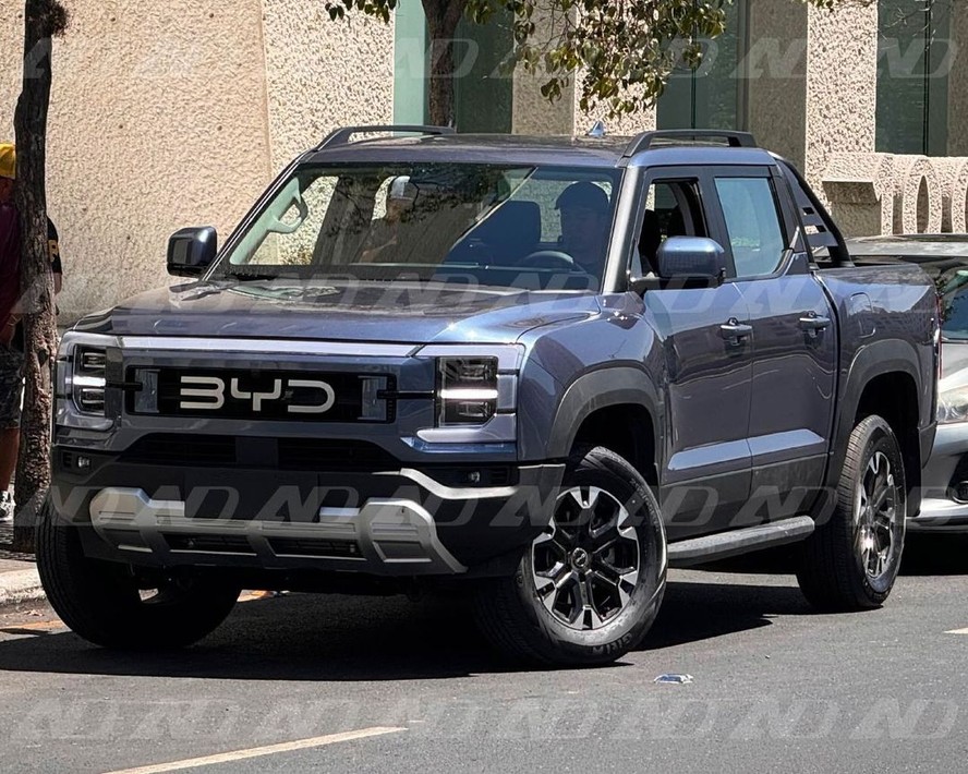 Picape BYD flagrada no México