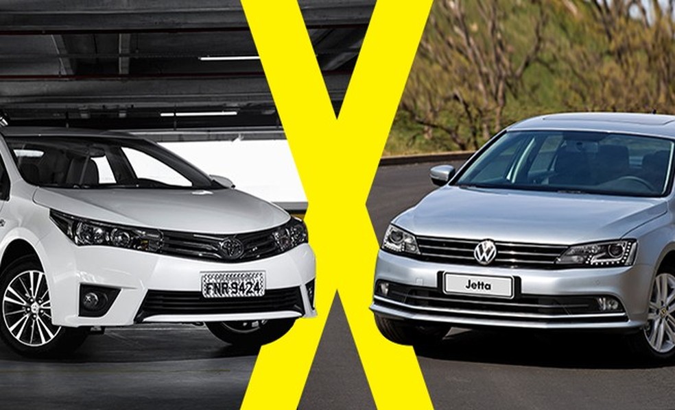 Jogo rápido Corolla x Jetta (Foto: Divulgação) — Foto: Auto Esporte