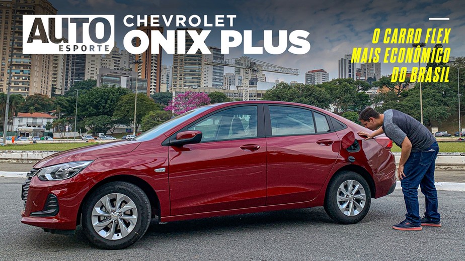 Vídeo: conheça o Chevrolet Onix Plus, o carro flex mais econômico