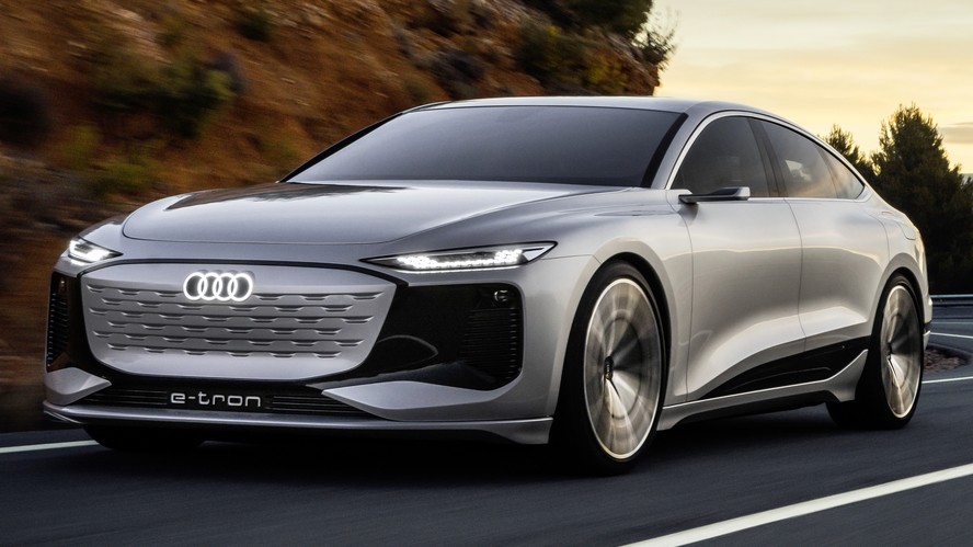 Audi A6 e-tron Concept Dianteira Movimento