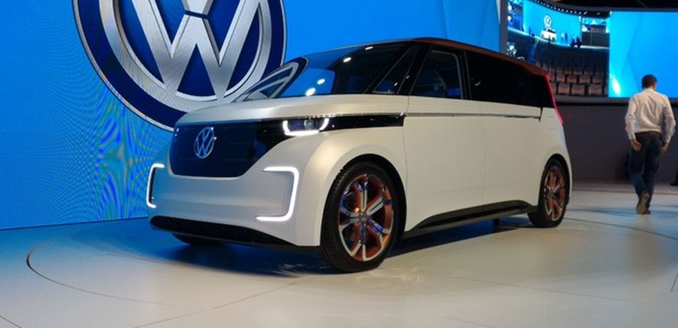 Volkswagen Budd-e no Salão do Automóvel 2016 (Foto: Gus]) — Foto: Auto Esporte