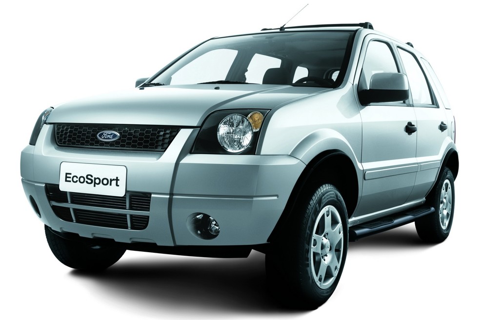 Ford EcoSport XLS dos anos 2000 é equipado com motor 1.6 aspirado flex da família Zetec Rocam — Foto: Divulgação/Ford