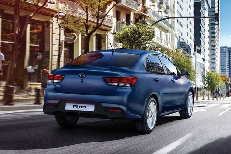 Kia Rio aposta no estilo de mini Cerato (Foto: Divulgação) — Foto: Auto Esporte
