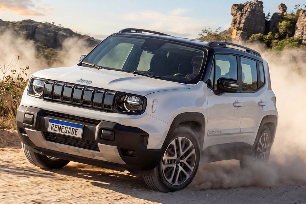 Quem adquirir o Jeep Renegade 2027 de fato pode economizar, mas pouco... — Foto: Divulgação