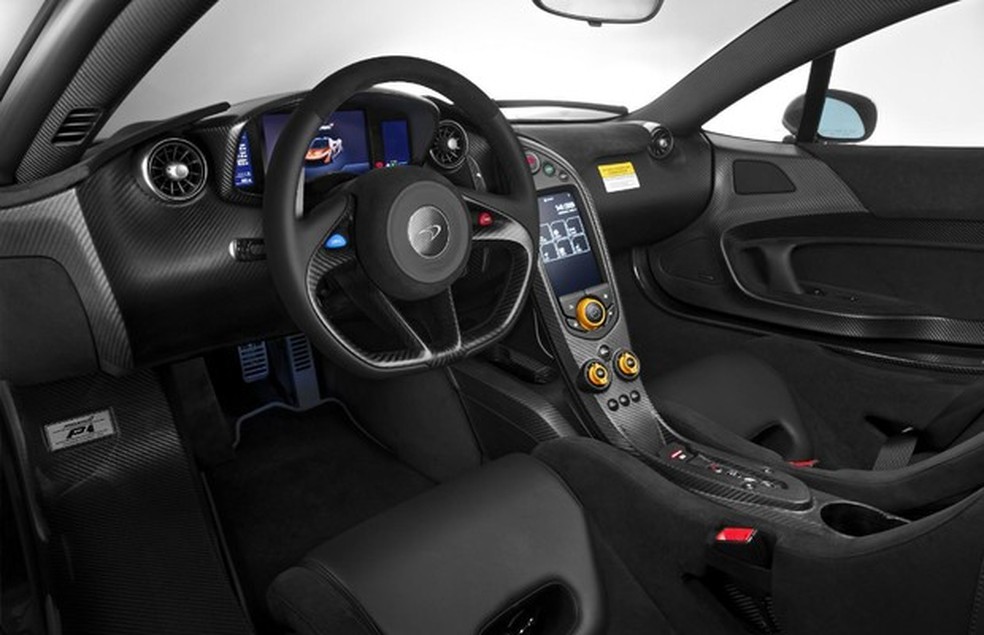 McLaren P1 personalizado interior (Foto: Divulgação) — Foto: Auto Esporte
