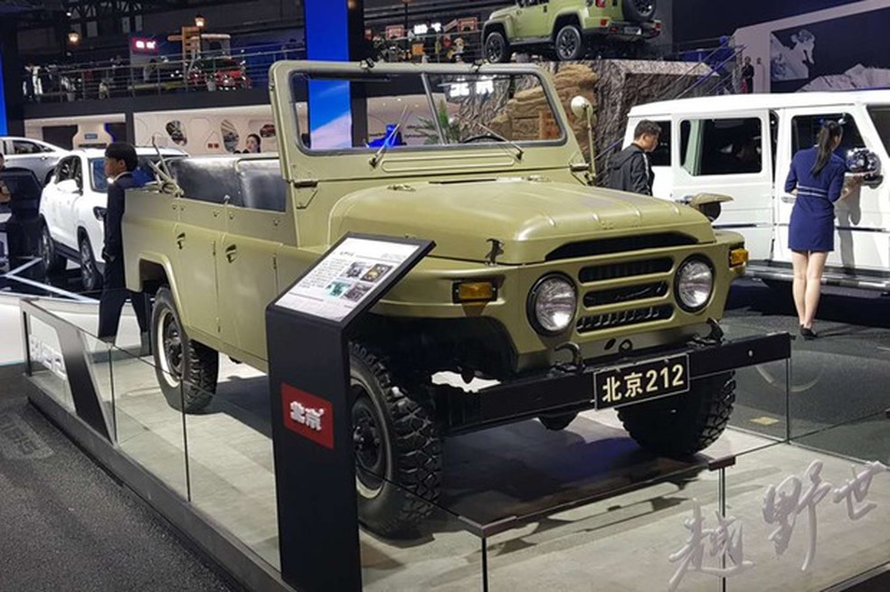 Baic BJ212 no Salão de Xangai 2019 (Foto: Julio Cabral / Auto News Brasil) — Foto: Auto Esporte