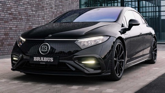 Brabus melhora aerodinâmica do Mercedes-AMG EQS e faz elétrico ter 614 km de autonomia