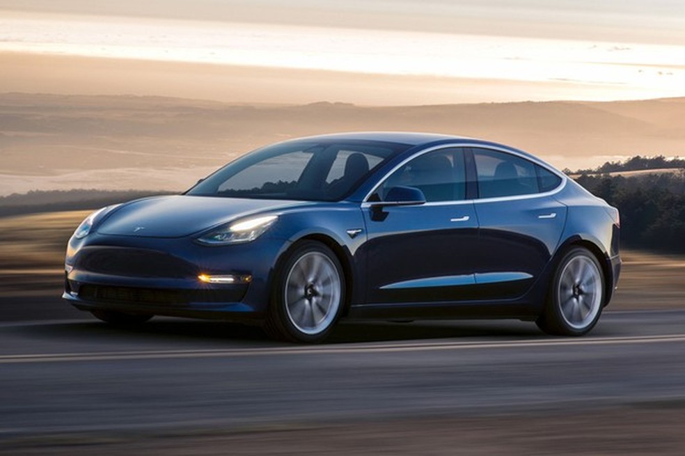 Tesla Model 3 (Foto: Divulgação) — Foto: Auto Esporte