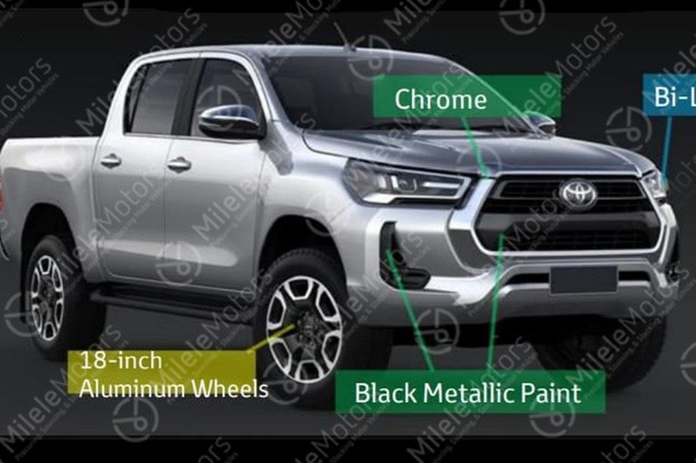 Nova Toyota Hilux (Foto: Milele Motors) — Foto: Auto Esporte