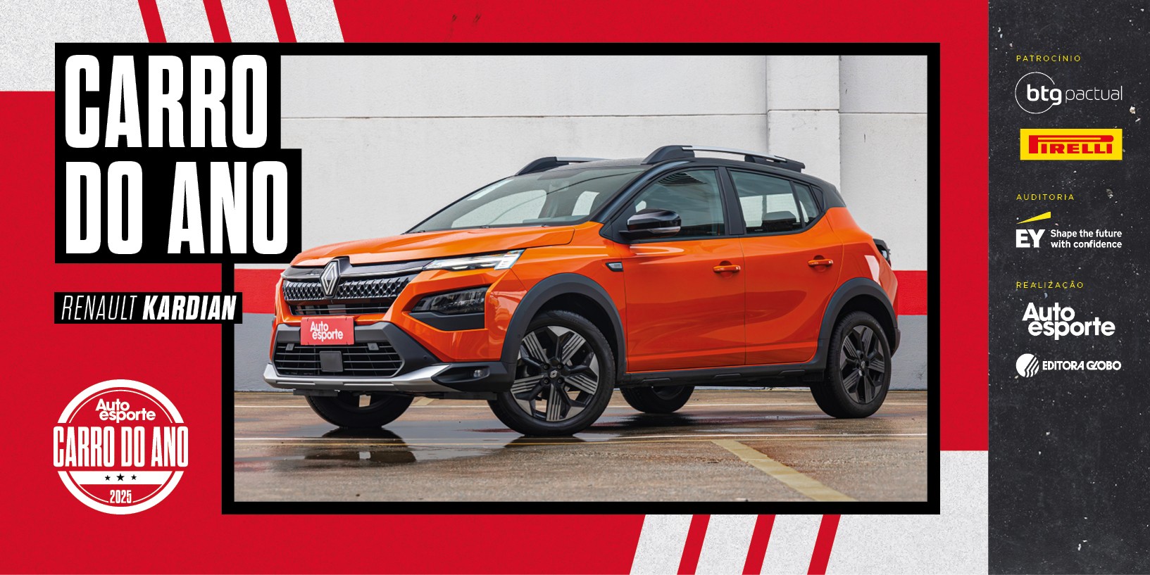 Renault Kardian é o Carro do Ano 2025; veja o vencedor de cada categoria