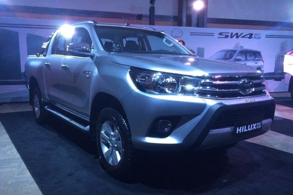 Toyota apresenta Hilux e SW4 com motor flex de 163 cv de potência (Foto: Guilherme Blanco Muniz / Auto News Brasil) — Foto: Auto Esporte