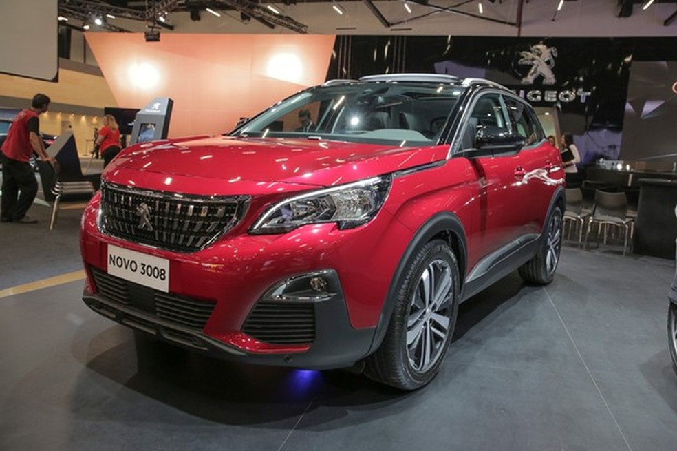Peugeot 3008 no Salão do Automóvel 2016 (Foto: Marcos Camargo/Auto News Brasil) — Foto: Auto Esporte