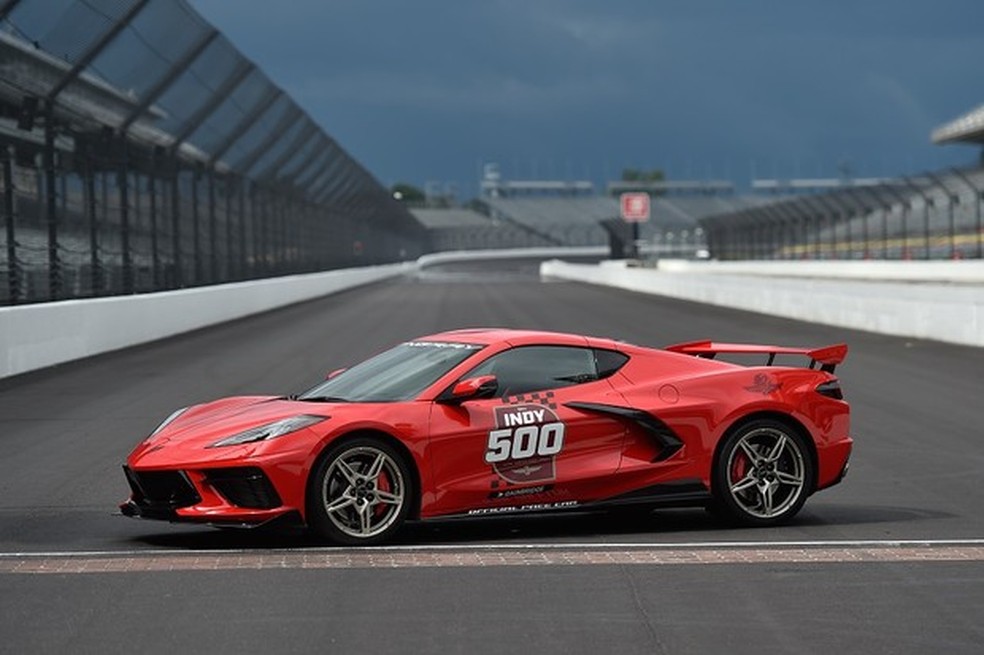 Chevrolet Corvette C8 será o carro-madrinha da 104ª edição das 500 milhas de Indianápolis (Foto: Divulgação) — Foto: Auto Esporte