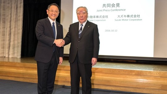 Toyota e Suzuki viram parceiras no desenvolvimento de novas tecnologias