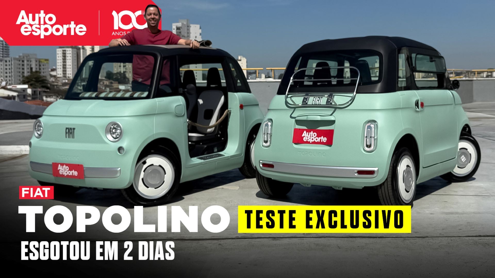 Vídeo: Fiat Topolino é o menor veículo da marca e não pode andar nas ruas