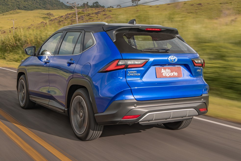 Toyota Yaris Cross XRX fez 11,4 km/l na cidade e 14 km/l na estrada com gasolina — Foto: Renato Durães/Auto News Brasil