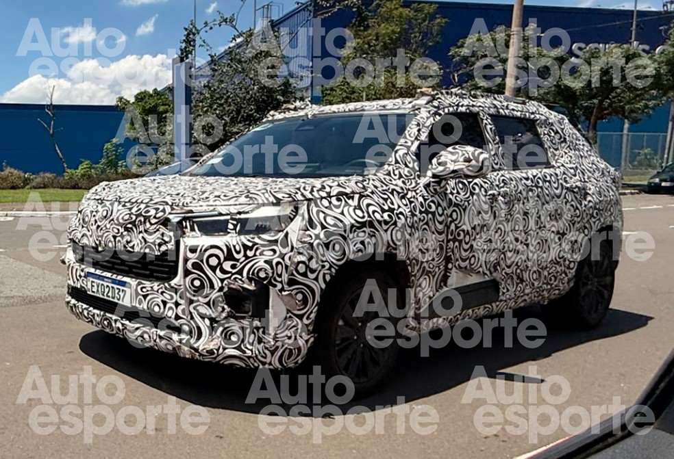 Honda WR-V já apareceu em flagras nas ruas brasileiras  — Foto: Gustavo Carnib/Auto News Brasil