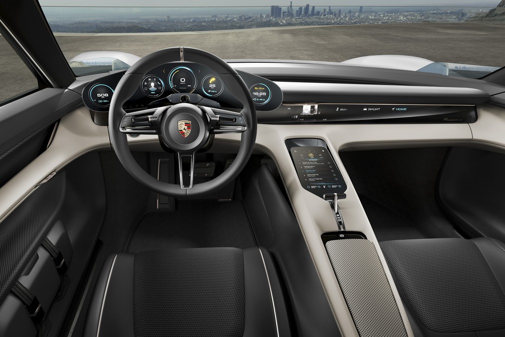 Porsche Mission E — Foto: Divulgação