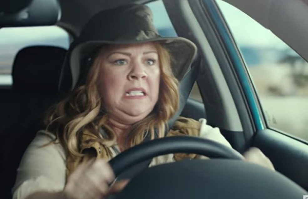 Melissa McCarthy em propaganda da Kia par ao Super Bowl (Foto: Kia) — Foto: Auto Esporte