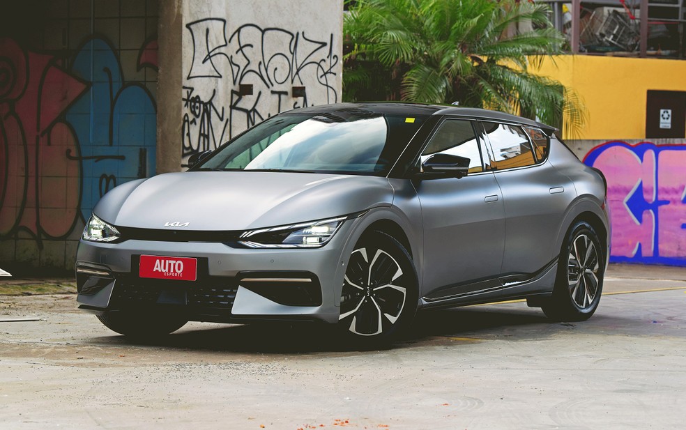 Kia EV6 — Foto: Murilo Góes/Auto News Brasil