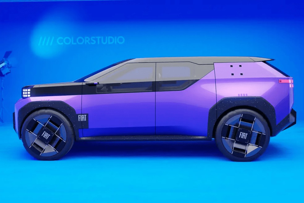 Conceito Fiat Grande Panda dará origem a um novo modelo no Brasil — Foto: Divulgação