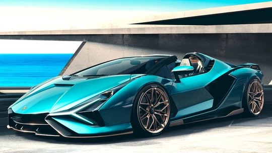 Lamborghini Sián Roadster, um conversível híbrido com baterias que se recarregam em segundos