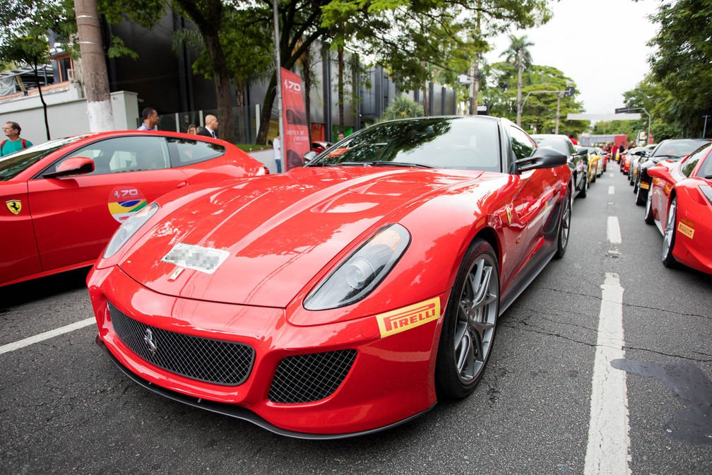 Ferrari 599 GTO, 2011, edição limitada, apenas 599 no mundo — Foto: Celso Tavares/G1