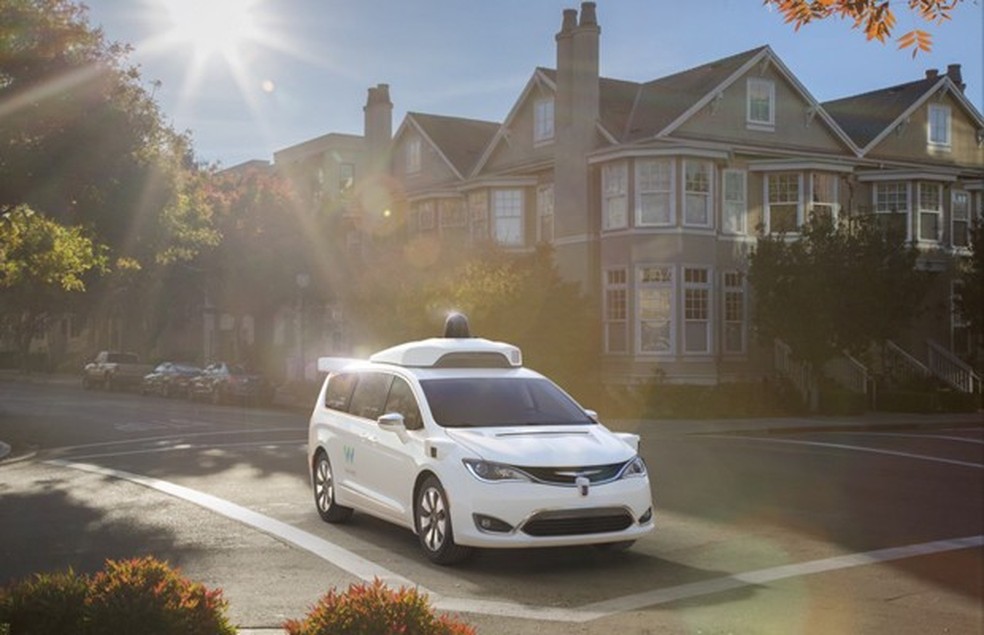 Chrysler Pacifica para a Waymo, do Google (Foto: Divulgação) — Foto: Auto Esporte