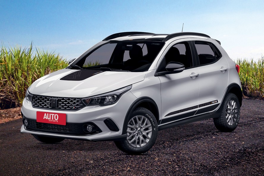 Fiat Argo Trekking 2021 tem novo logotipo da marca