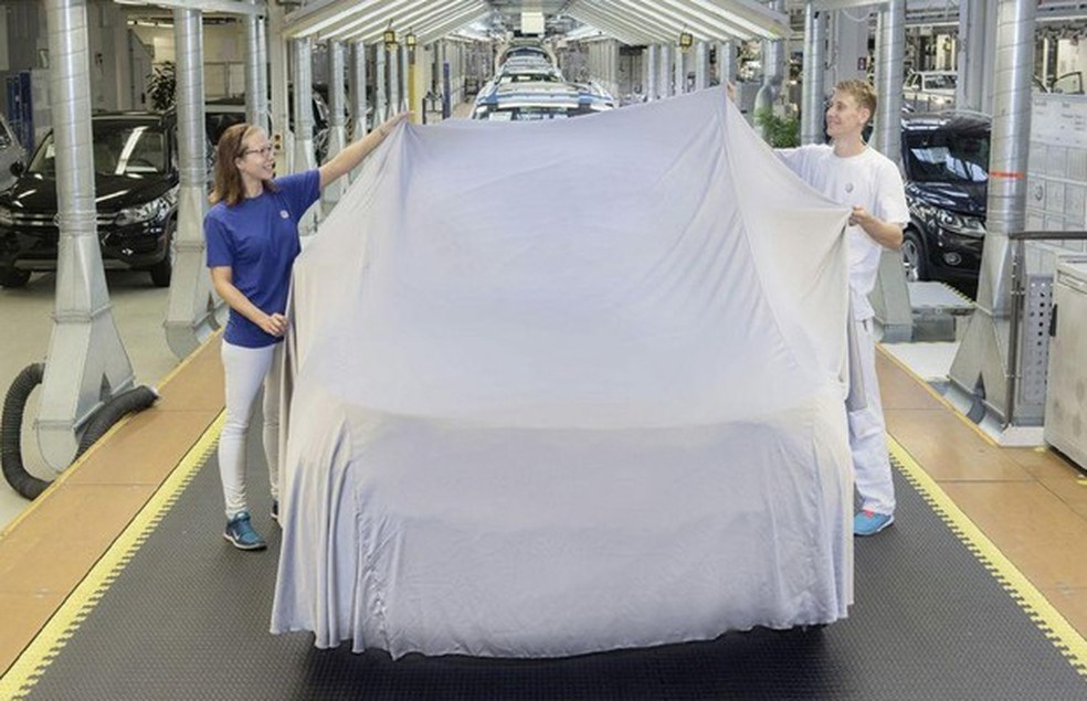 Volkswagen revela teaser do Tiguan 2016 (Foto: Divulgação) — Foto: Auto Esporte