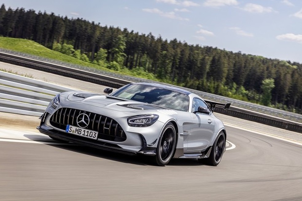 Mercedes-AMG GT Black Series foi lançado na pandemia e virá ao Brasil em 2021 — Foto: Divulgação