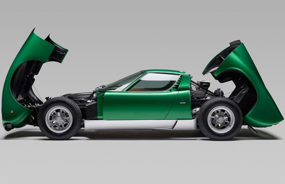 Miura SV 1971 restaurado pela Lamborghini (Foto: Divulgação) — Foto: Auto Esporte