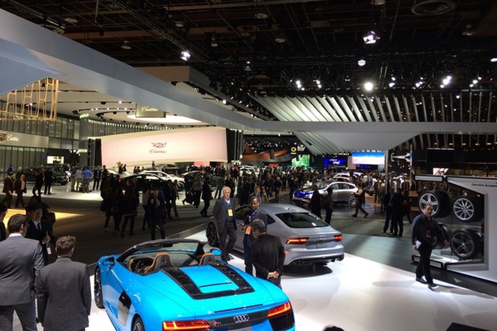 Salão de Detroit (Foto: Leandro Alvares / Auto News Brasil) — Foto: Auto Esporte