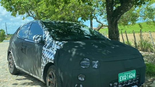 Flagra: Hyundai HB20 é visto com visual atualizado e pode ter versão com apelo esportivo