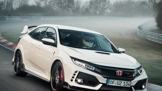 Honda Civic Type R bate recorde de tempo no circuito de Nürburgring