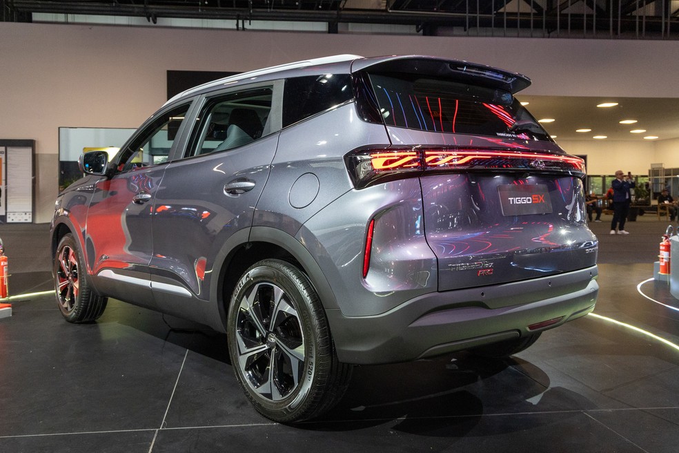 Caoa Chery Tiggo 5X esteve em exposição no Salão do Automóvel de São Paulo — Foto: Renato Durães/Auto News Brasil