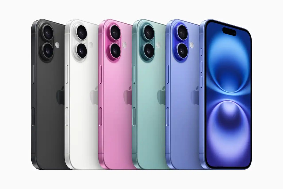 iPhone 16 é lançado com preços até R$ 15.499 — Foto: Divulgação
