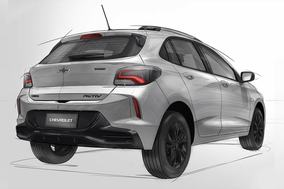GM quer posicionar o novo Onix Activ como uma "alternativa aos SUVs de entrada" — Foto: Divulgação/Chevrolet