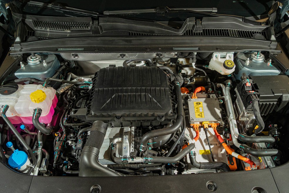 Jaecoo 7 tem motor mais moderno que o do "primo", Tiggo 7 — Foto: Renato Durães/Auto News Brasil