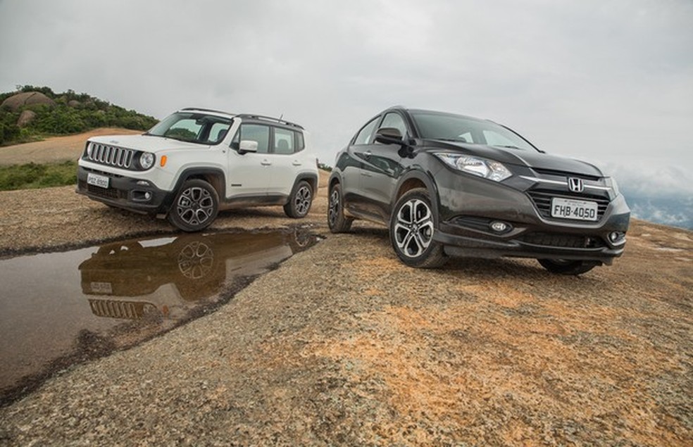 Comparativo: Honda HR-V enfrenta Jeep Renegade (Foto: Marcos Camargo) — Foto: Auto Esporte