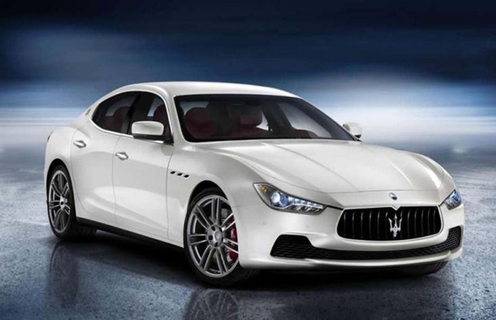 Maserati revela imagen oficiais do novo Ghibli (Foto: Divulgação) — Foto: Auto Esporte