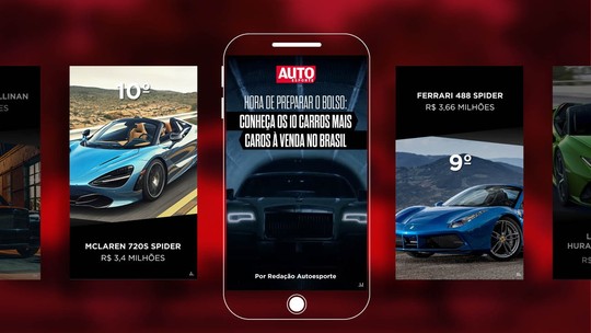 Os 10 carros mais caros à venda no Brasil